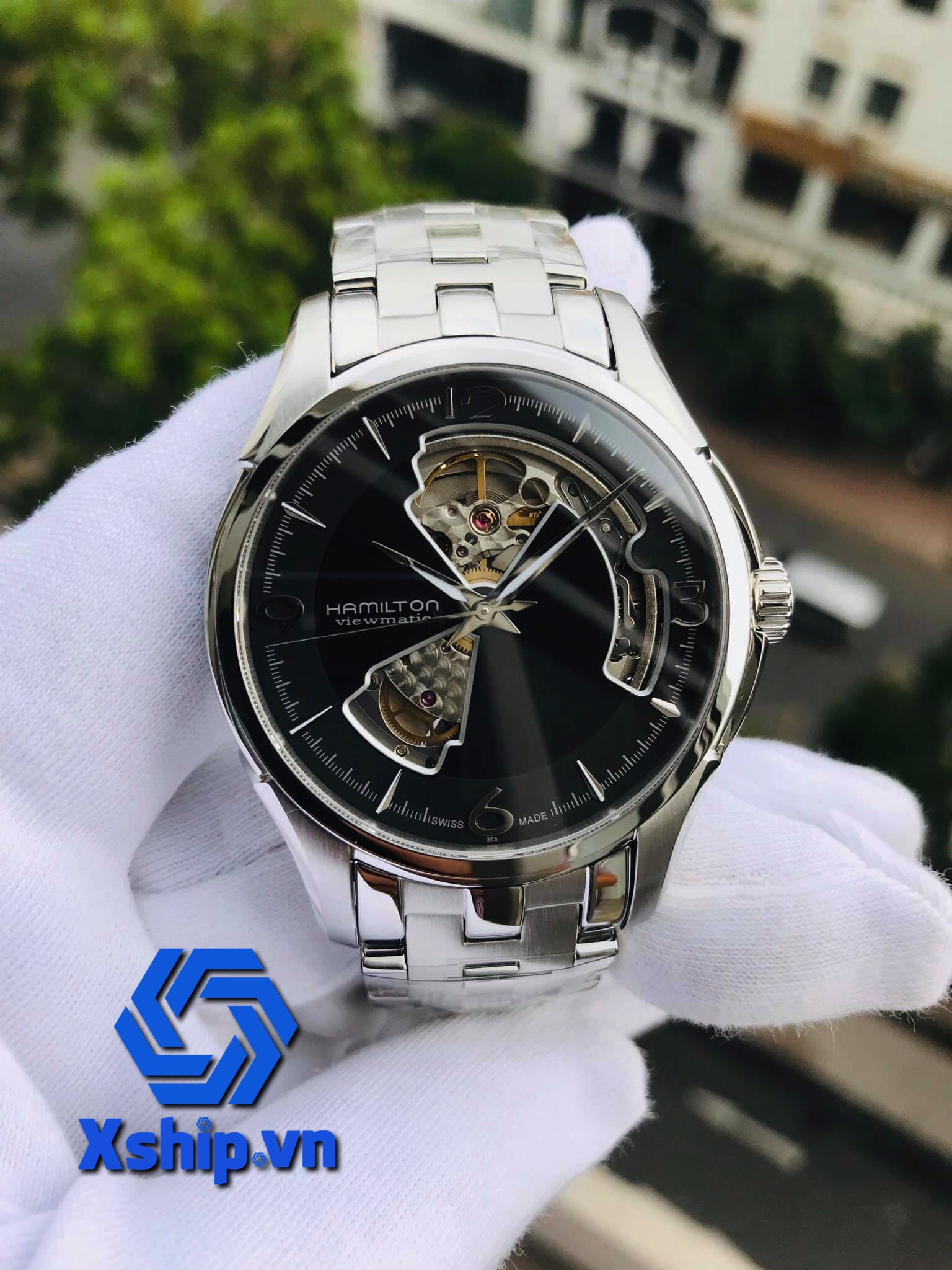 Hamilton Jazzmaster Open Heart Automatic Mens H32565135