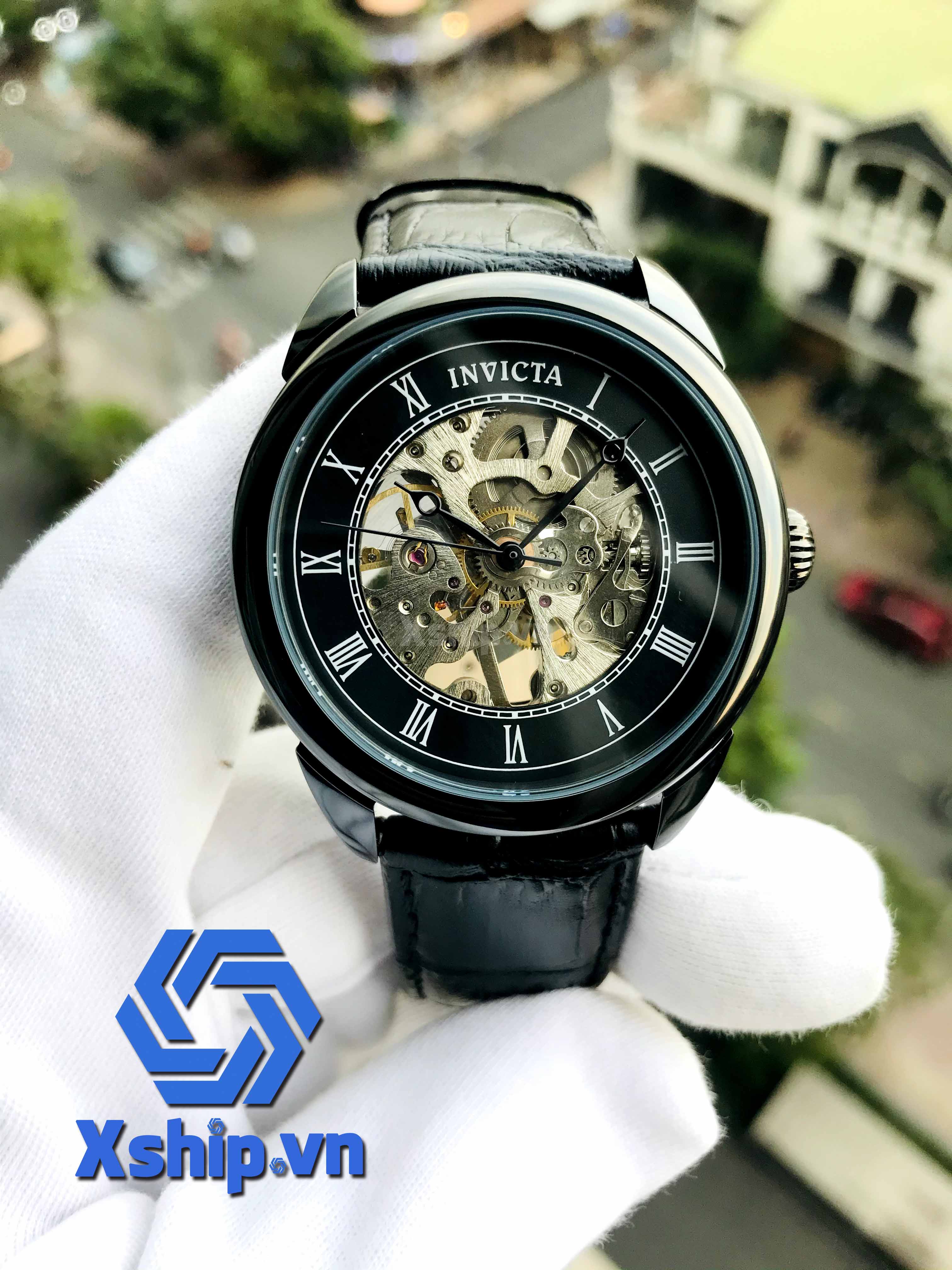 Invicta Specialty Mechanical Skeletonized Dial Mens Watch 32634