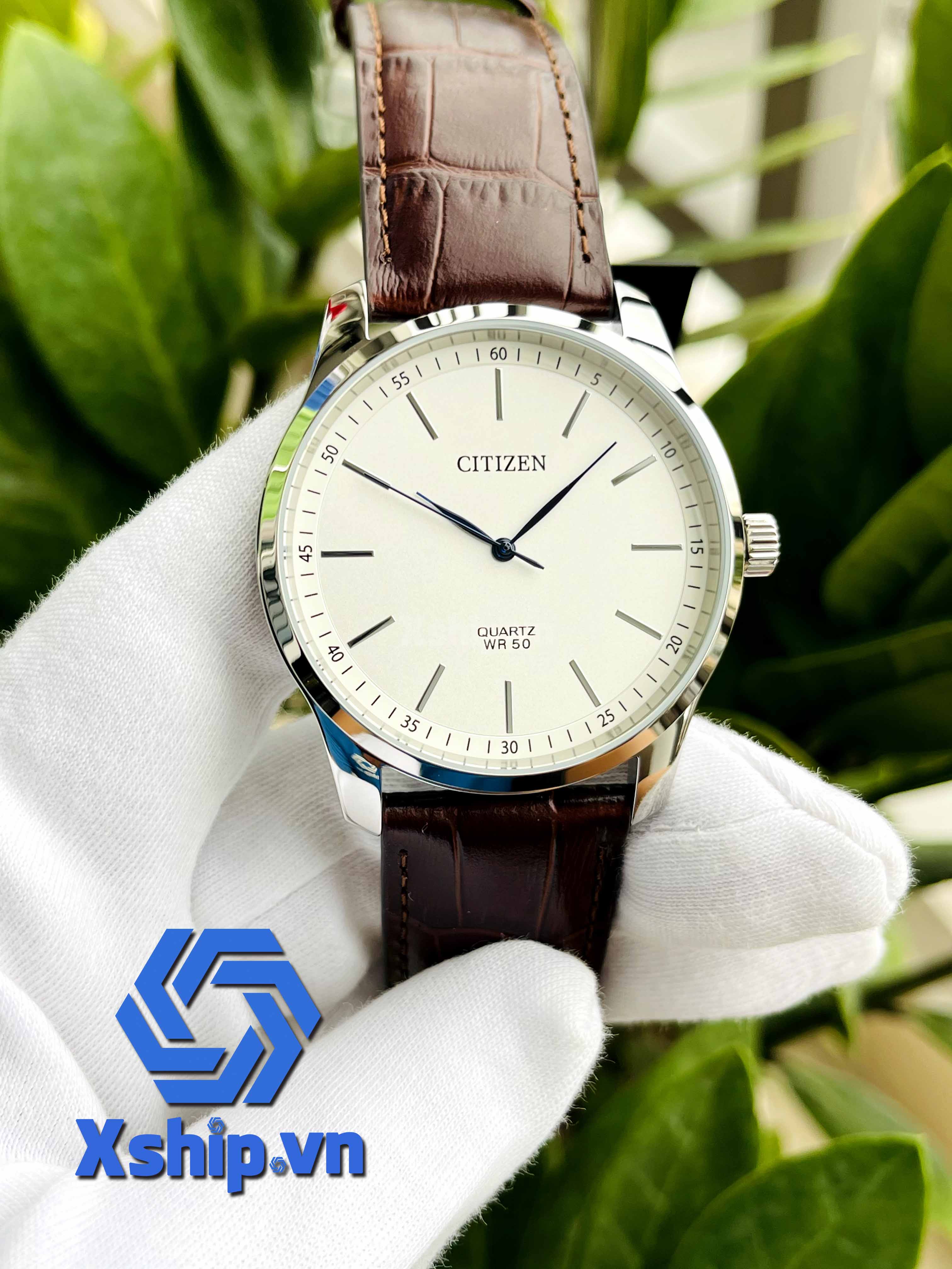 Citizen Quartz Analog Brown Dial Men Watch BH5000-08A