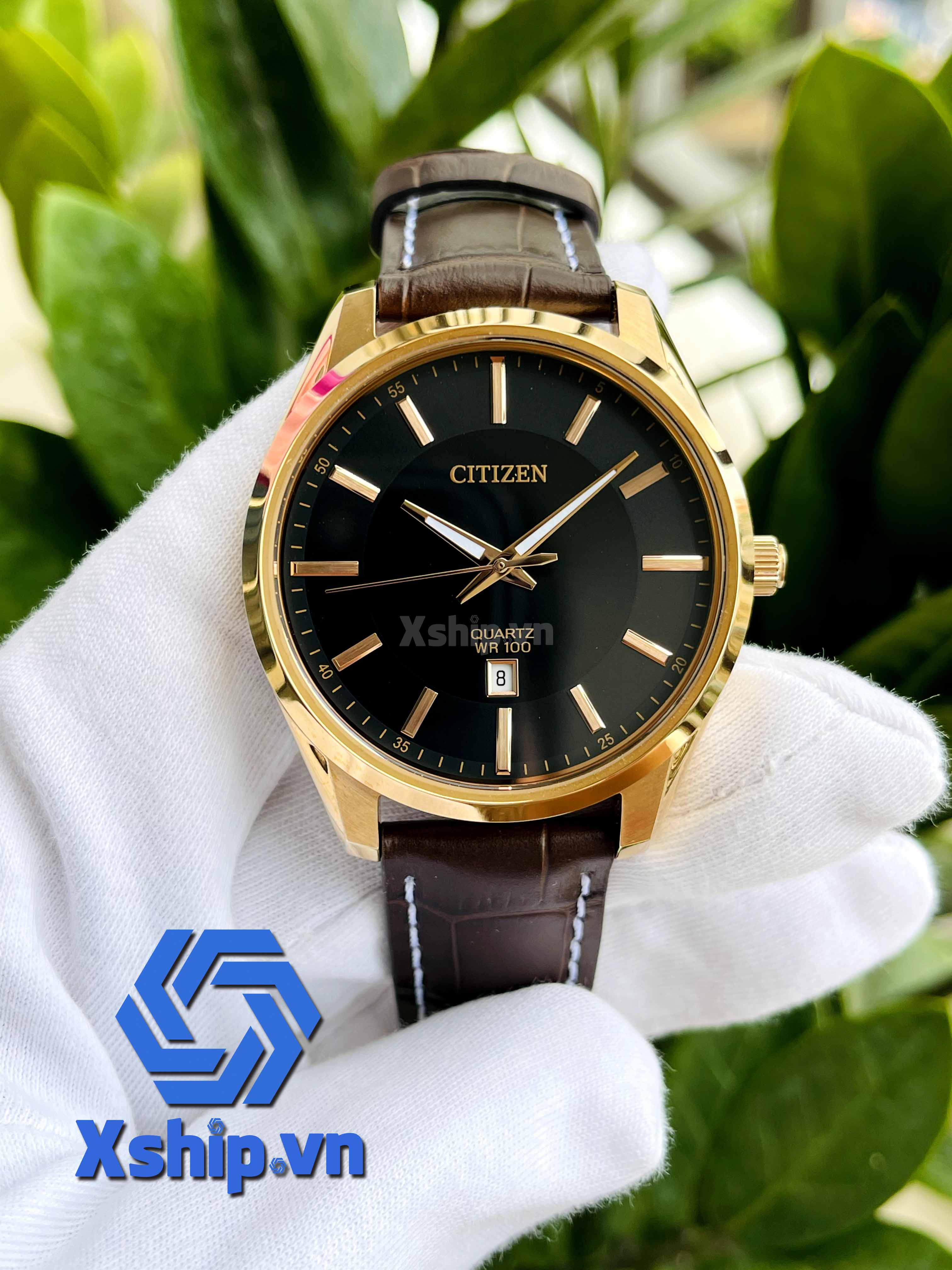 Citizen Standard Men Analog Casual Brown Band BI1033-04E
